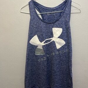 Under Armour Women’s Heathered Blue Athletic Tank